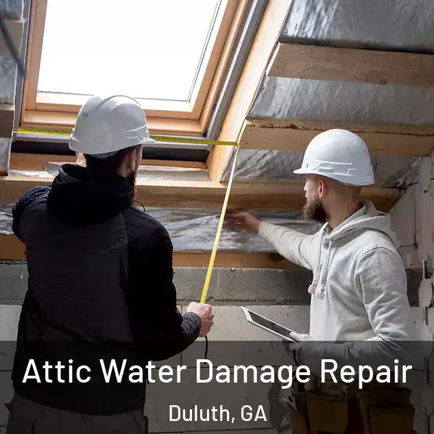  Attic Water Damage Repair Duluth, GA