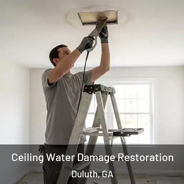  Ceiling Water Damage Restoration Duluth, GA