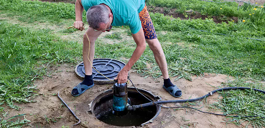 Outdoor Sewage Cleanup in Duluth