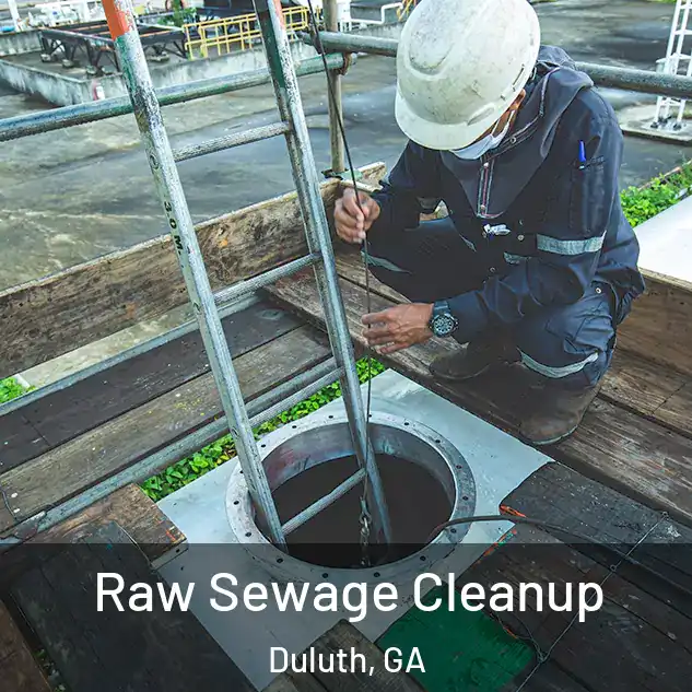  Raw Sewage Cleanup Duluth, GA