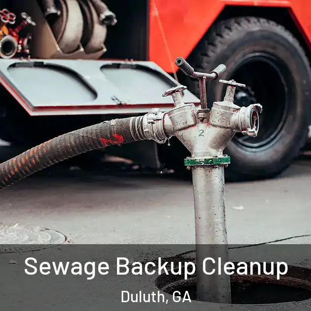  Sewage Backup Cleanup Duluth, GA