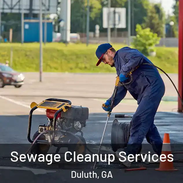  Sewage Cleanup Services Duluth, GA