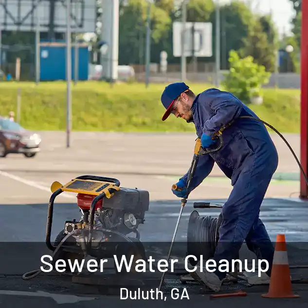  Sewer Water Cleanup Duluth, GA