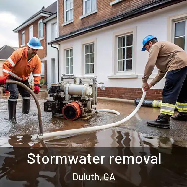  Stormwater removal Duluth, GA