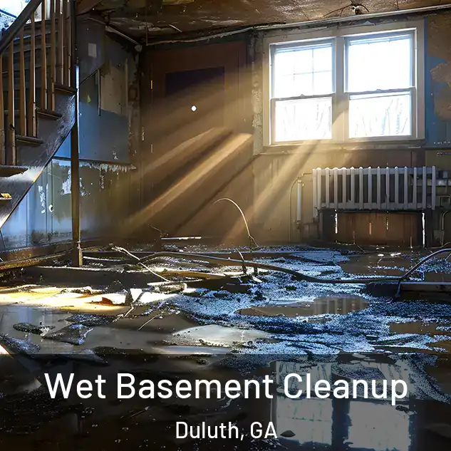  Wet Basement Cleanup Duluth, GA